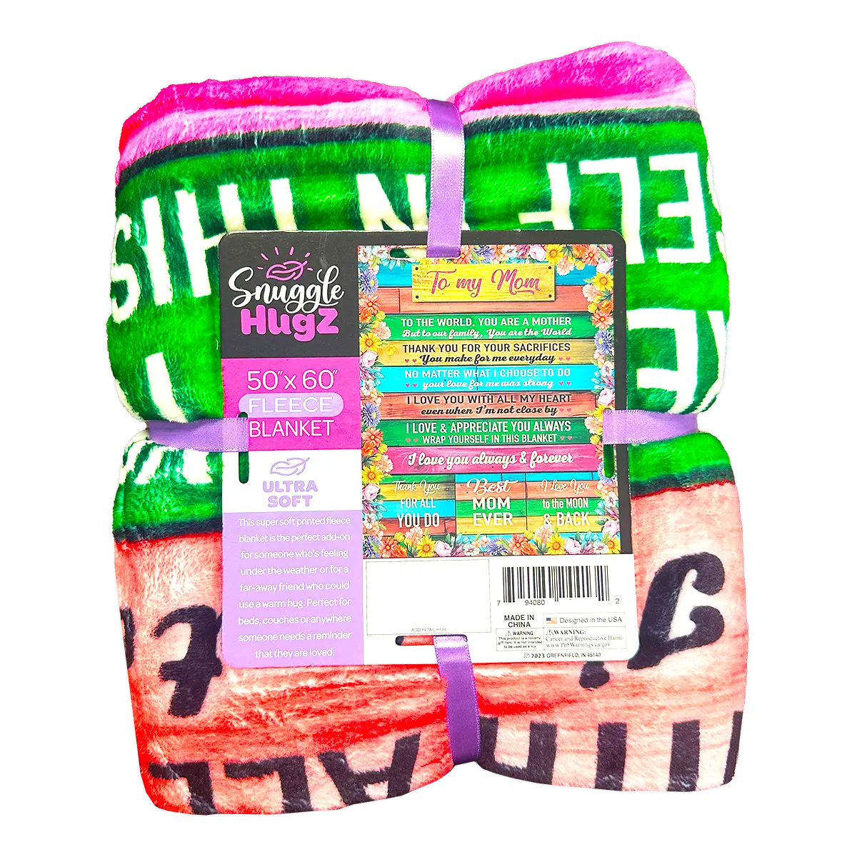 Assorted Blankets Refill - 6 Pieces Per Pack 25300 KIPP BROTHERS