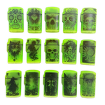 Glow In The Dark Flip Top Torch Lighter - 15 Pieces Per Retail Ready Display 24448 SMOKEZILLA
