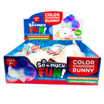 Squish and Squeeze Color Changing Bunny - 12 Pieces Per Retail Ready Display 24766 KIPP BROTHERS
