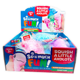 Squish and Squeeze Axolotl Toy - 12 Pieces Per Retail Ready Display 24767 KIPP BROTHERS
