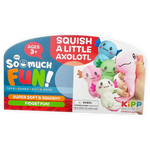 Squish and Squeeze Axolotl Toy - 12 Pieces Per Retail Ready Display 24767 KIPP BROTHERS