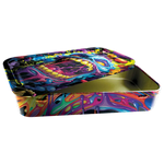 Metal Roll Tray with Storage Box - 8 Pieces Per Retail Ready Display 25021 SMOKEZILLA