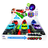 Friction Toy Car Light Up Jumbo Assortment - 6 Pieces Per Display 25030 KIPP BROTHERS