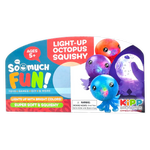 Squish and Squeeze Light-Up Octopus Toy - 12 Pieces Per Retail Ready Display 25035 KIPP BROTHERS