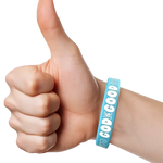 Silicone Wristband God Is Good - 12 Pieces Per Retail Ready Display 25063 KIPP BROTHERS