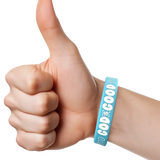 Silicone Wristband God Is Good - 12 Pieces Per Retail Ready Display 25063 KIPP BROTHERS