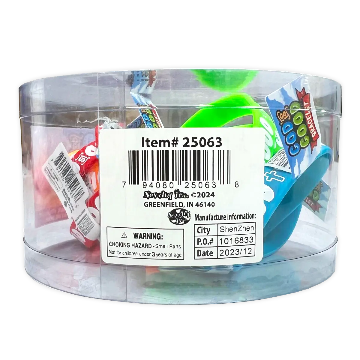 Silicone Wristband God Is Good - 12 Pieces Per Retail Ready Display 25063 KIPP BROTHERS