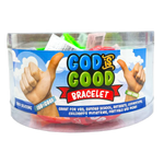 Silicone Wristband God Is Good - 12 Pieces Per Retail Ready Display 25063 KIPP BROTHERS