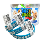 Silicone Wristband God Is Good - 12 Pieces Per Retail Ready Display 25063 KIPP BROTHERS