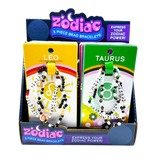 Zodiac 3-Piece Bead Bracelets - 12 Pieces Per Retail Ready Display 25069 NOVELTY INC