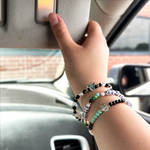 Zodiac 3-Piece Bead Bracelets - 12 Pieces Per Retail Ready Display 25069 NOVELTY INC