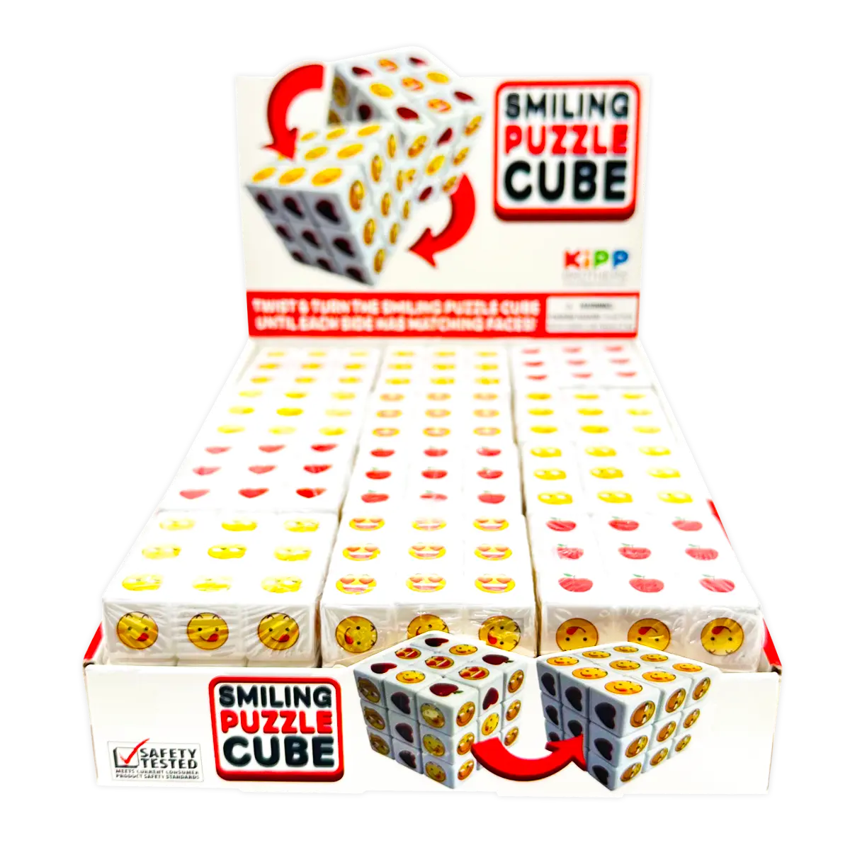 Puzzle Cube Toy - 12 Pieces Per Retail Ready Display 25076 KIPP BROTHERS