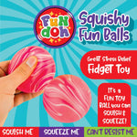 Squish and Squeeze Ball Toy - 12 Pieces Per Retail Ready Display 25084 KIPP BROTHERS