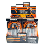 Charging Cable Flat Tape Measure Assortment 10FT 2.4 Amp - 6 Pieces Per Retail Ready Display  25090 ROUGHNECK