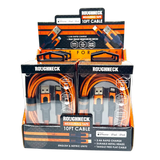 Charging Cable Flat Tape Measure Assortment 10FT 2.4 Amp - 6 Pieces Per Retail Ready Display  25090 ROUGHNECK