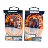 Charging Cable Flat Tape Measure Assortment 10FT 2.4 Amp - 6 Pieces Per Retail Ready Display  25090 ROUGHNECK