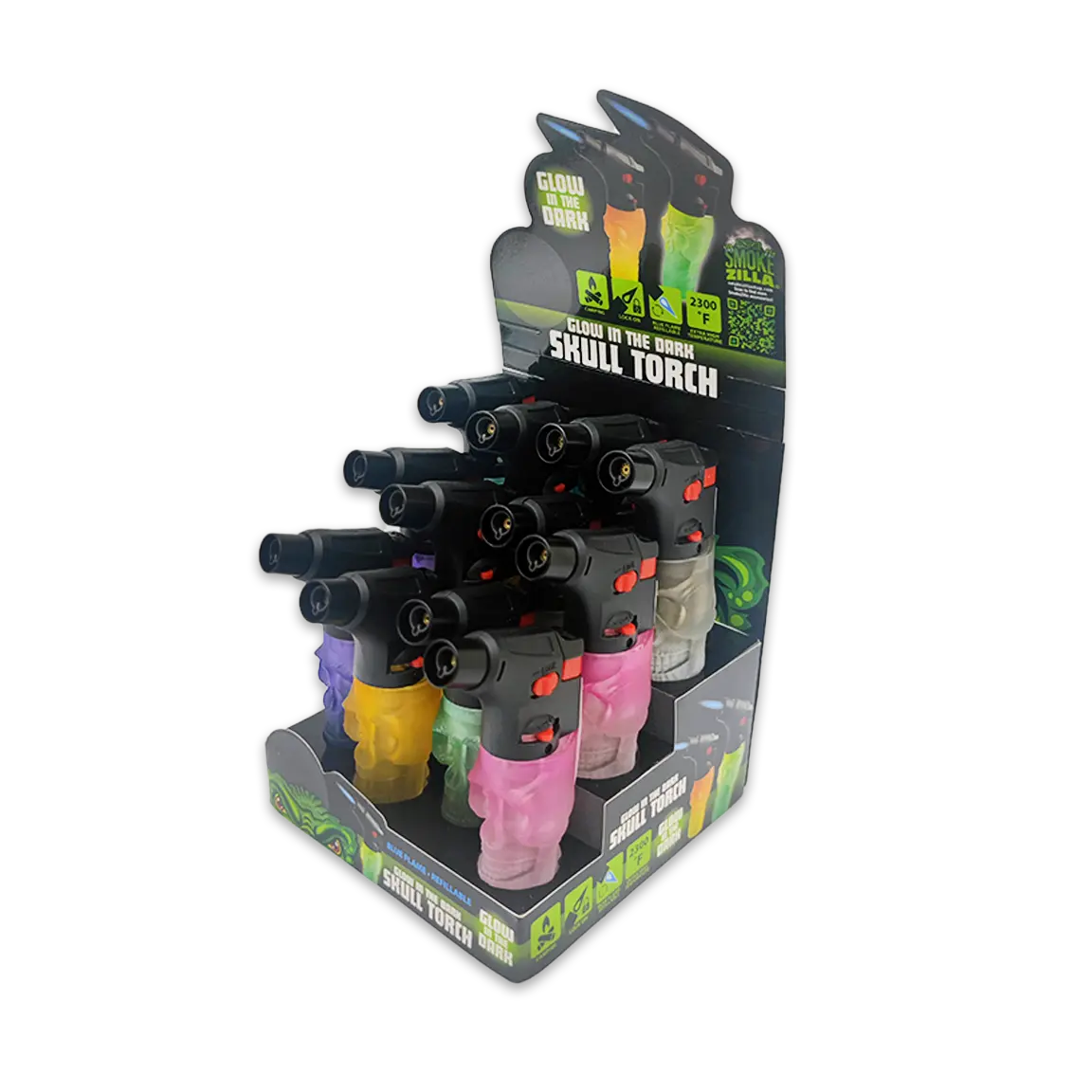 Smokezilla Curated Best Sellers Smoking Accessories Floor Display 88677 NOVELTY INC