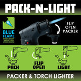 Pack and Light Torch Lighter - 12 Pieces Per Retail Ready Display 25120 SMOKEZILLA