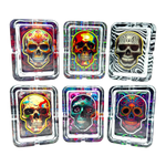 Light-Up Skull Glass Ashtray - 6 Per Retail Ready Display 25121 SMOKEZILLA