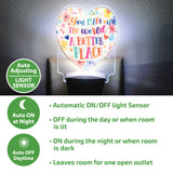 Light Sensor Night Light AC Wall - 6 Pieces Per Retail Ready Display 25122