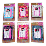 Vegan Leather Wallet Keychain - 6 Pieces Per Retail Ready Display 25130 NOVELTY INC