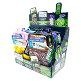 Neoprene Cigarette Pouch with Pocket - 8 Pieces Per Retail Ready Display 25138 SMOKEZILLA