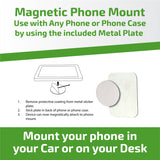 Car/Desk Magnetic Phone Mount - 6 Pieces Per Retail Ready Display 25233