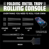 Folding Metal Tray Rolling Console - 6 Pieces Per Retail Ready Display 25267 SMOKEZILLA