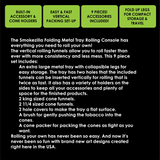 Folding Metal Tray Rolling Console - 6 Pieces Per Retail Ready Display 25267 SMOKEZILLA