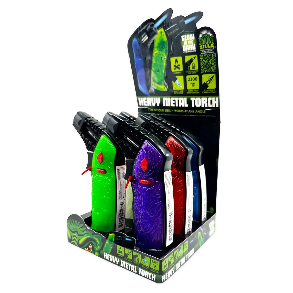 Smokezilla Curated Best Sellers Smoking Accessories Floor Display 88677 NOVELTY INC