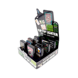 Metal Flip Top Lighter - 12 Pieces Per Retail Ready Display 25279 SMOKEZILLA