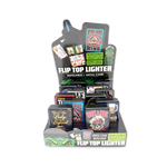 Metal Flip Top Lighter - 12 Pieces Per Retail Ready Display 25279 SMOKEZILLA
