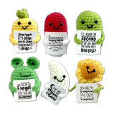 Emotional Support Keepsake Crochet Plush Pals - 12 Pieces Per Retail Ready Display 25287