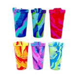 Roughneck Silicone Cup 16oz +Lid 6 Pieces Per Retail Ready Display 25292 ROUGHNECK