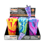 Roughneck Silicone Cup 16oz +Lid 6 Pieces Per Retail Ready Display 25292 ROUGHNECK