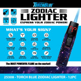 Zodiac Lighter - 12 Pieces Per Retail Ready Display 25308