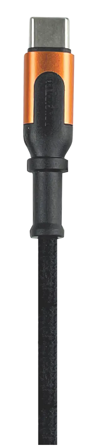 Multi-Tool Charging Cable Coil Lighter Flashlight Dual USB-C Ports with USB to USB-C - 6 Pieces Per Retail Ready Display 25317 ROUGHNECK