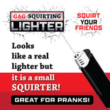 Practical Joke Gag Squirt Lighter 12 Pieces Per Retail Ready Display 25321