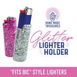 Glitter Lighter Case - 12 Pieces Per Retail Ready Display 25375