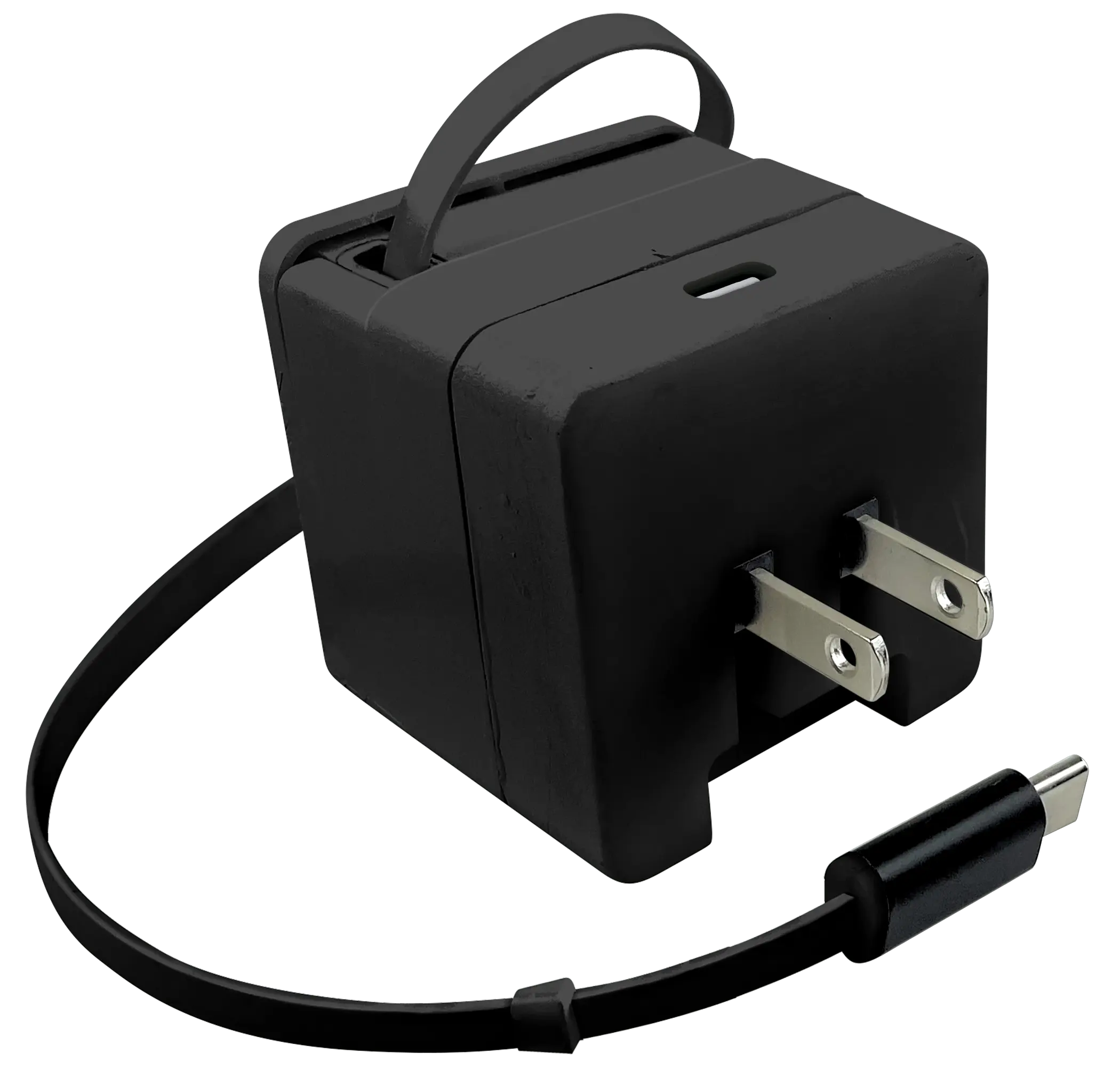 Retractable 30" Charger AC Dual Port USB-C 20 Watts - 6 Pieces Per Retail Ready Display 25383 GADGET GEAR