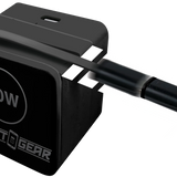 Retractable 30" Charger AC Dual Port USB-C 20 Watts - 6 Pieces Per Retail Ready Display 25383 GADGET GEAR