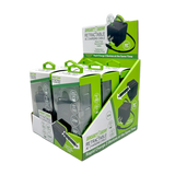 Retractable 30" Charger AC Dual Port USB-C 20 Watts - 6 Pieces Per Retail Ready Display 25383 GADGET GEAR