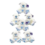 Plush Snow Yeti with Merchandising Hang Strip - 6 Pieces Per Pack 25402 KIPP BROTHERS