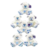 Plush Snow Yeti with Merchandising Hang Strip - 6 Pieces Per Pack 25402 KIPP BROTHERS