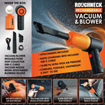 3-in-1 Rechargeable Vacuum Blower Pump 20 Watts - 4 Pieces Per Retail Ready Display 25403 ROUGHNECK