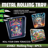 Metal Roll Tray - 6 Pieces Per Retail Ready Display 25482 SMOKEZILLA