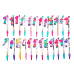 Beaded Inspirational Ink Pen with Charm - 24 Pieces Per Retail Ready Display 25489 NOVELTY INC