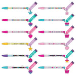Beaded Inspirational Ink Pen with Charm - 24 Pieces Per Retail Ready Display 25489 NOVELTY INC