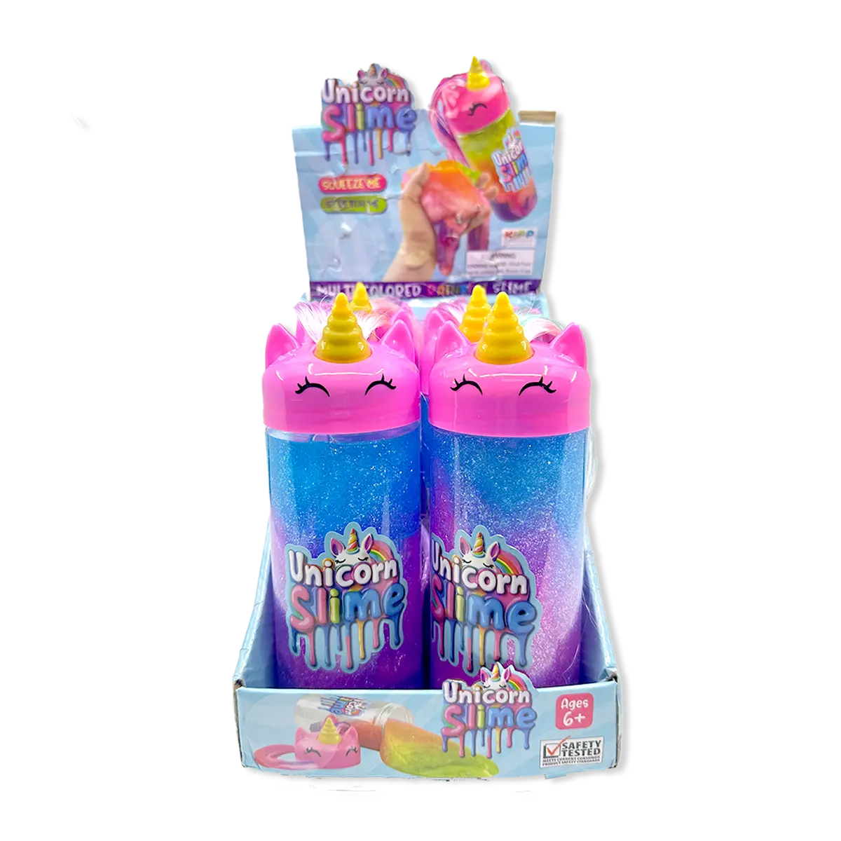 Unicorn Slime - 6 Pieces Per Retail Ready Display 25490 KIPP BROTHERS