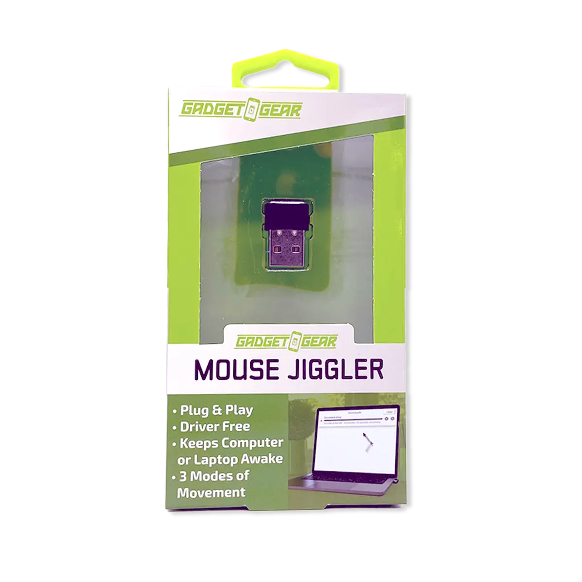 USB-A Mouse Jiggler Screen Motion - 6 Pieces Per Retail Ready Display 25598 GADGET GEAR